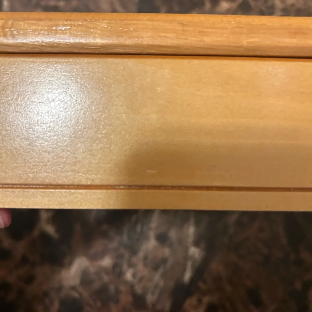 Engraved wooden picture frame,  Jewelry box combo with  Mother themed text